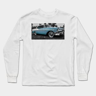 Baby Blue Tri Five Long Sleeve T-Shirt